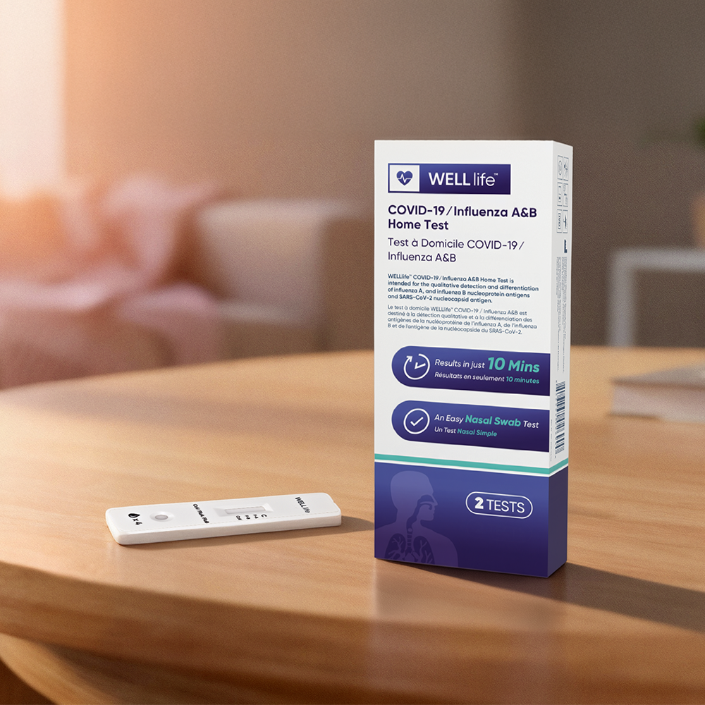 WELLlife™ COVID-19 ⁄ Flu A&B Test Kit