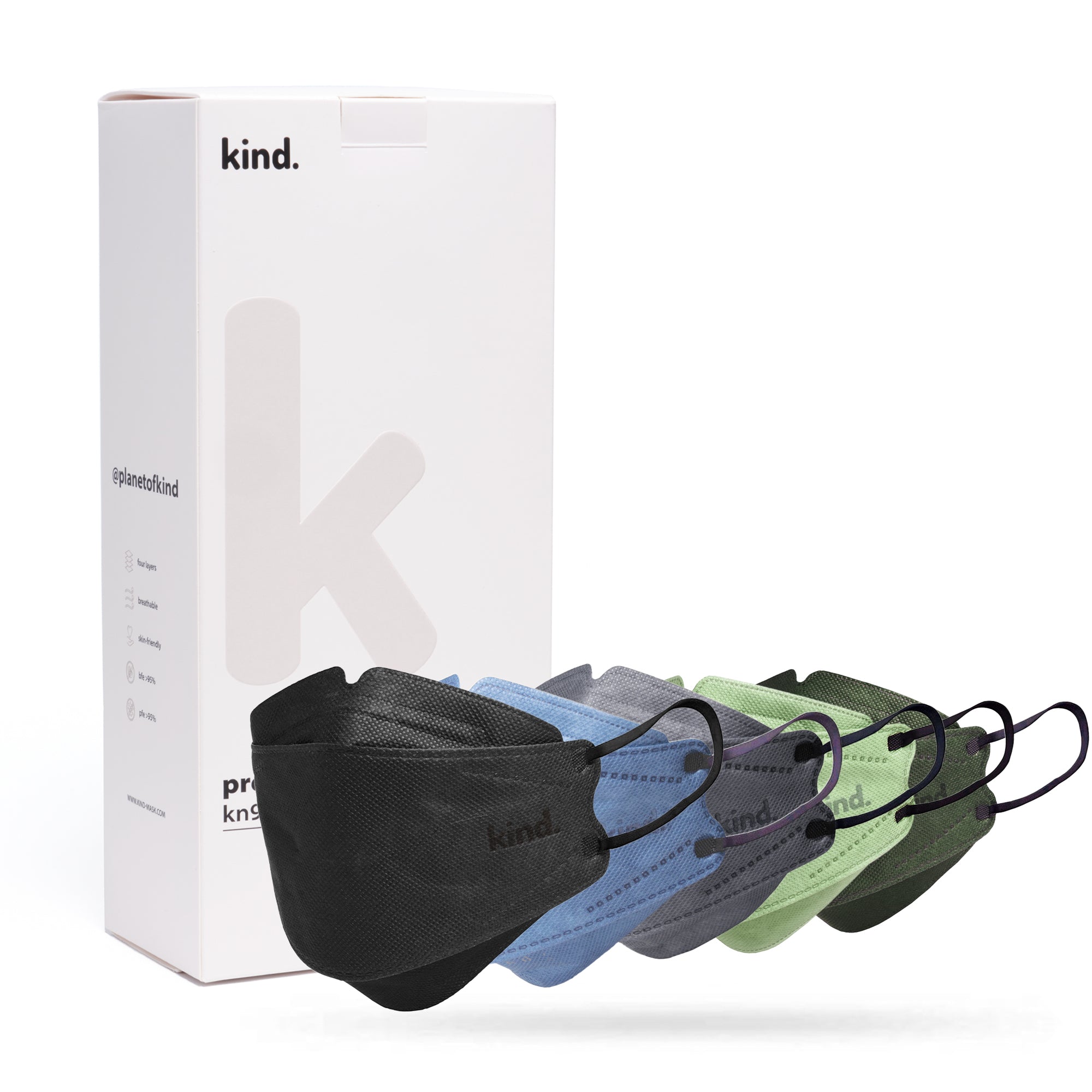 Kind KN95 Respirator Face Mask: The Explore Collection
