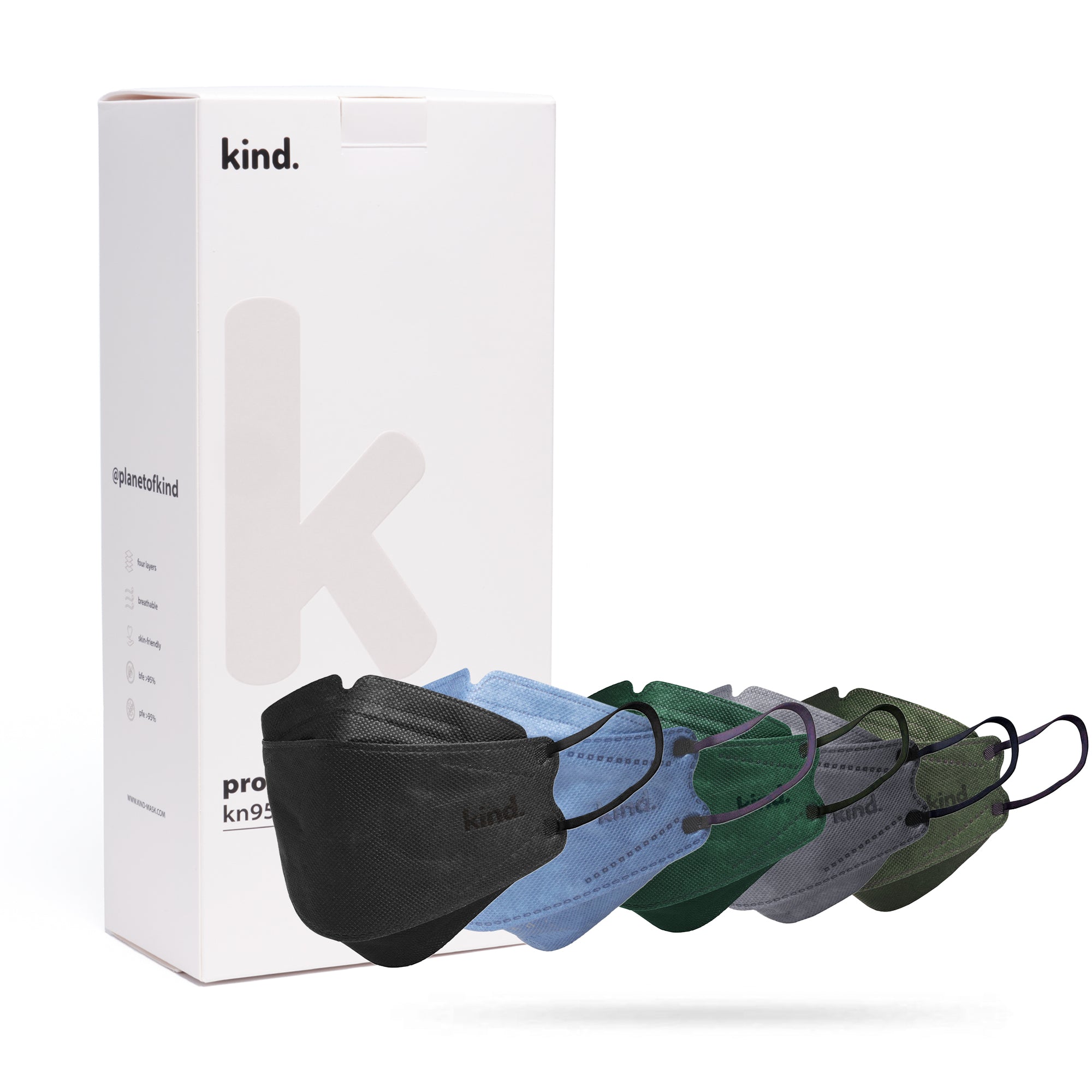 Kind KN95 Respirator Face Mask: The Explore Collection