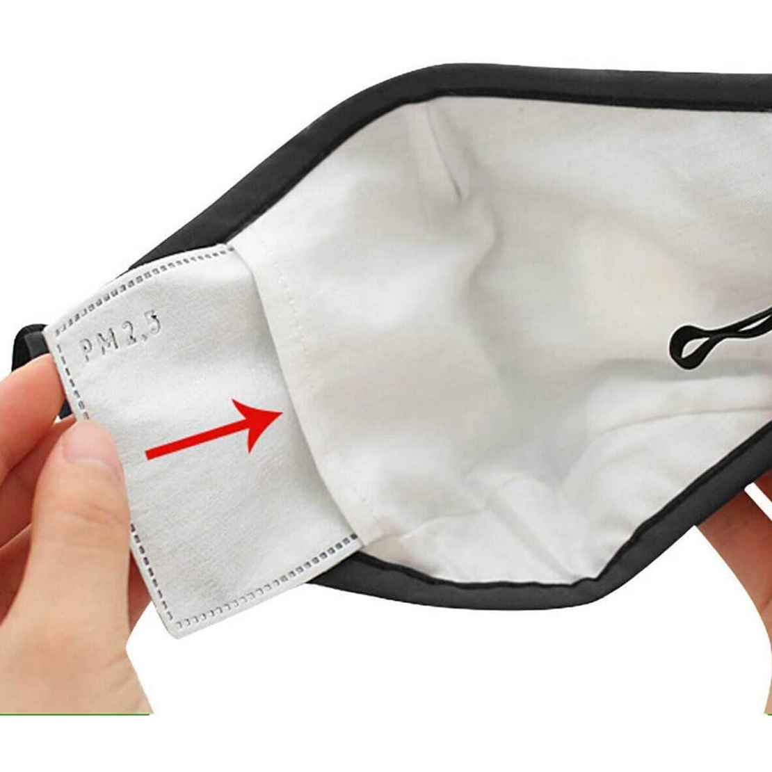 Reusable 4-Layer Face Mask + 2 FREE FILTERS (Black or Pink)