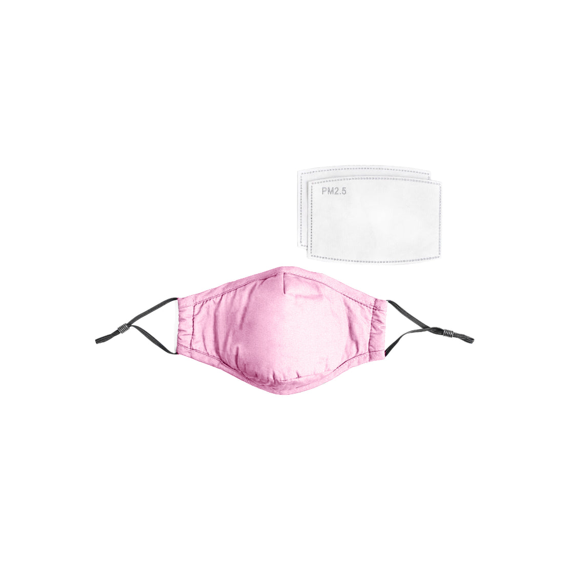Reusable 4-Layer Face Mask + 2 FREE FILTERS (Black or Pink)