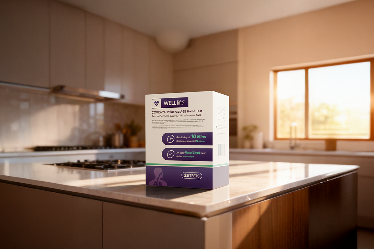 Stay Ahead This Flu Season with a 3-in-1 Flu A/B & COVID Test Kit