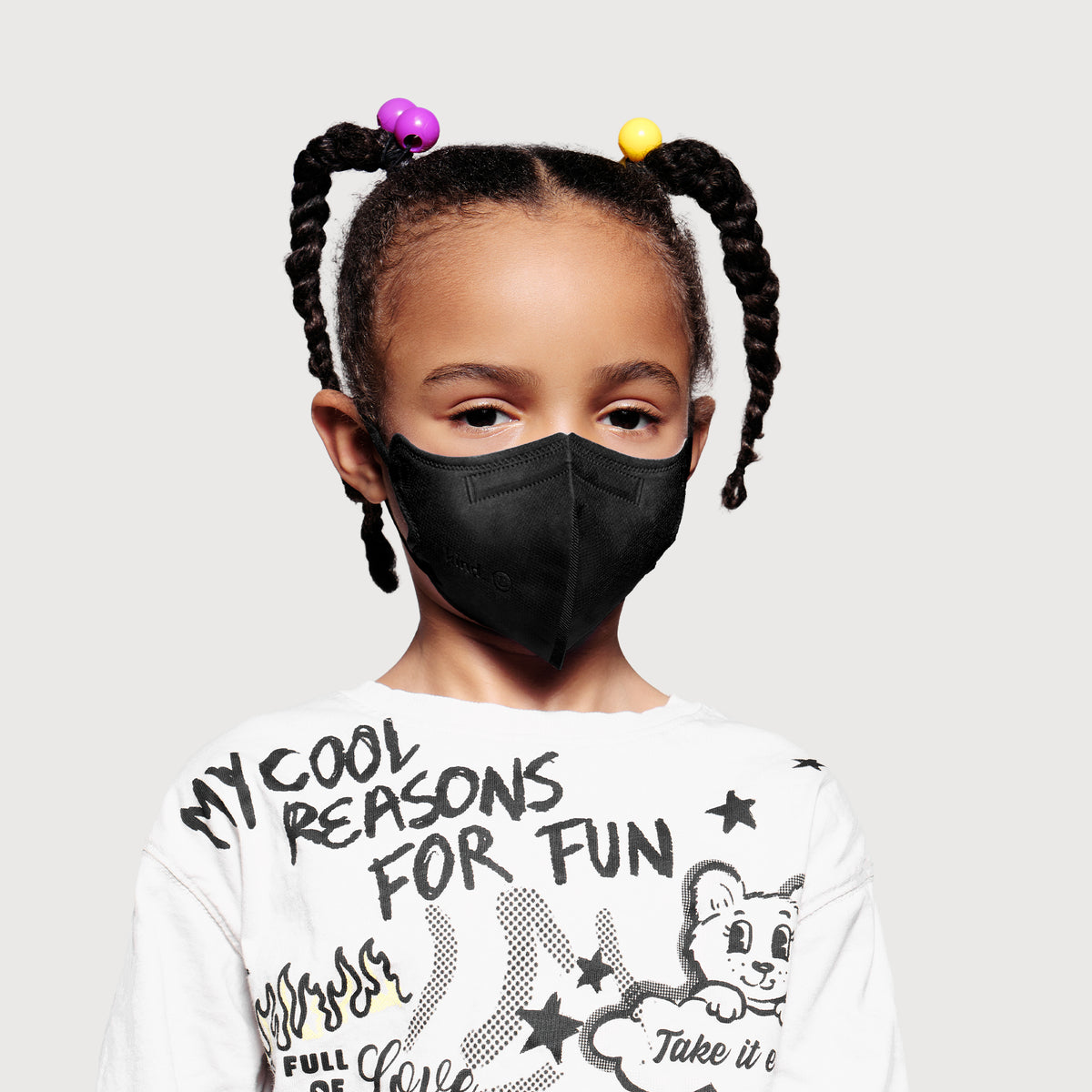 Masque respiratoire KN95 pour enfants - Série Couleur