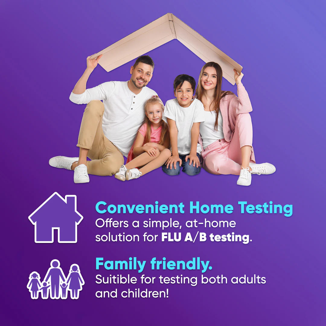 WELLlife™ 3-in-1 COVID / Flu A&B Test Kit