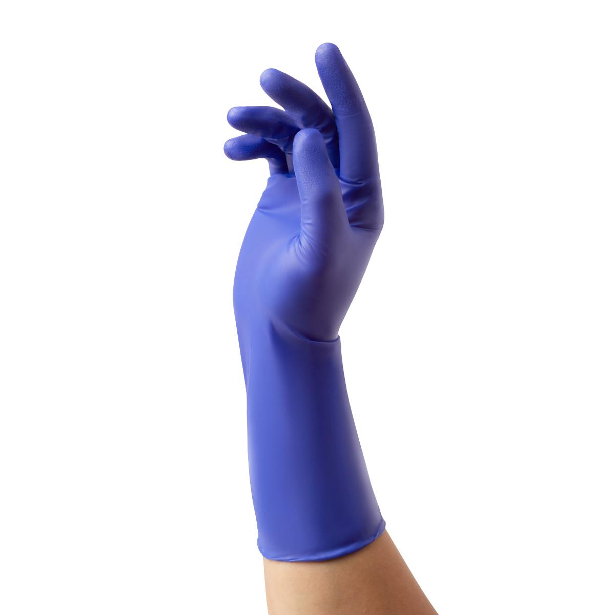 Gants d'examen en nitrile non poudrés Medline VersaShield à manchette allongée