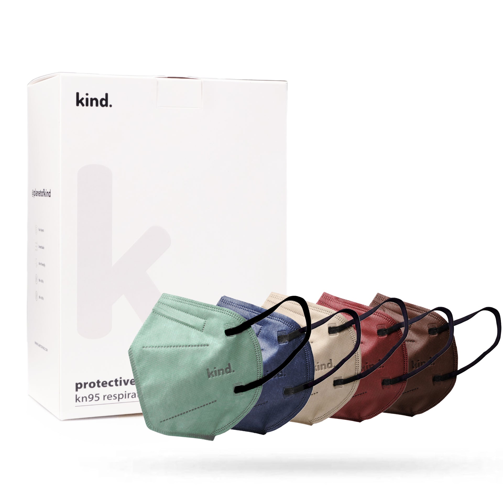 (Cone Shape) Kind KN95 Respirator Face Mask: The Mid-century Collection