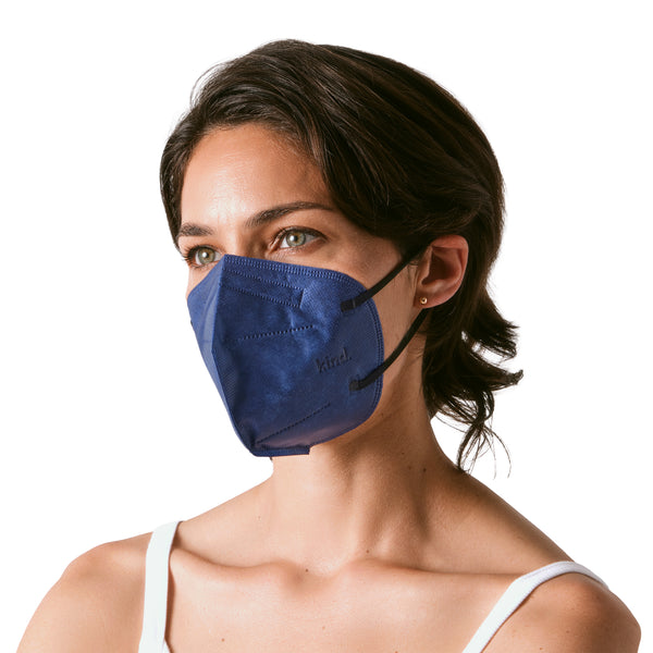 (Cone Shape) Kind KN95 Respirator Face Mask: The Glacier Collection