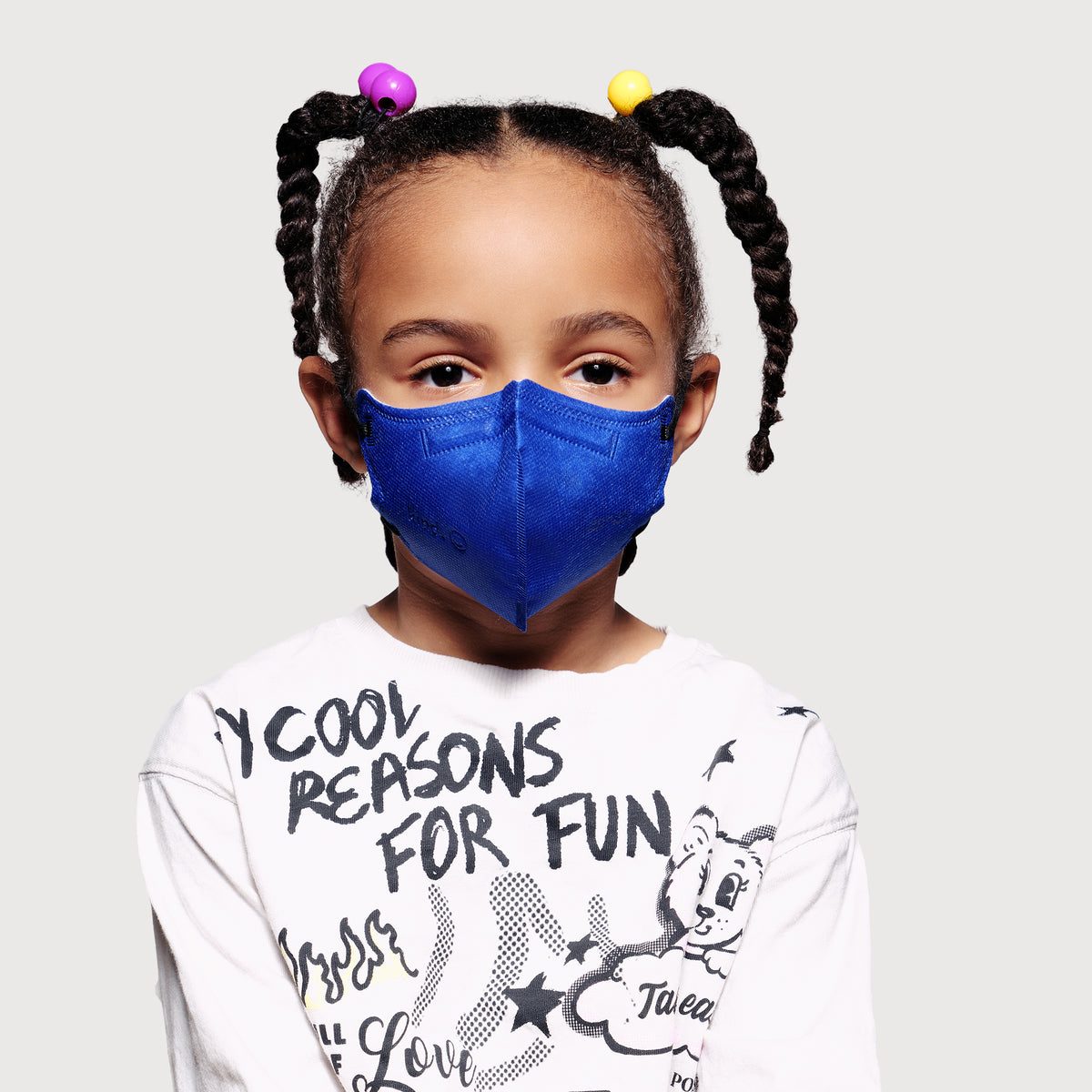 Masque respiratoire KN95 pour enfants - Série Couleur