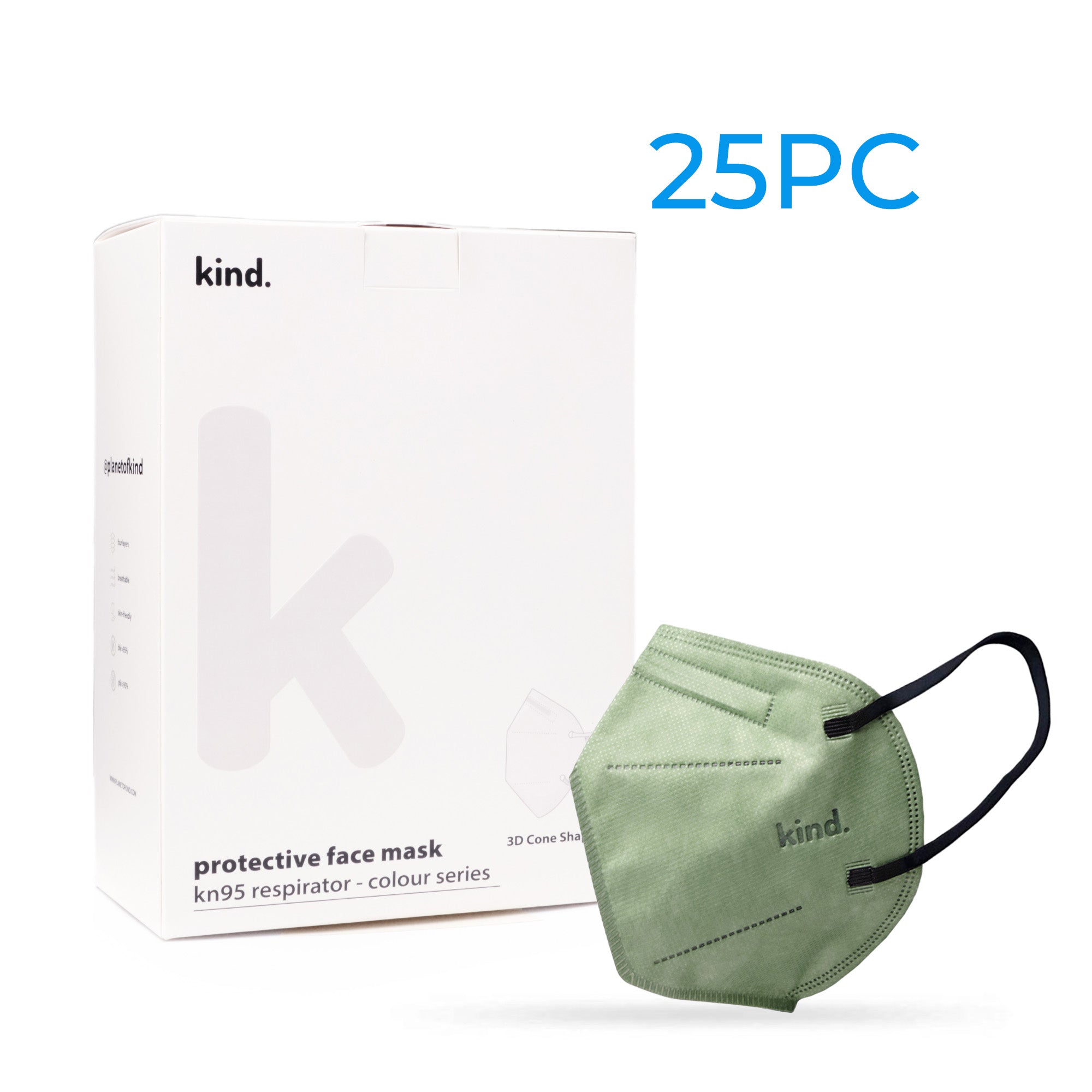 Cone Kind KN95 Respirator Mask - Monochrome Collections