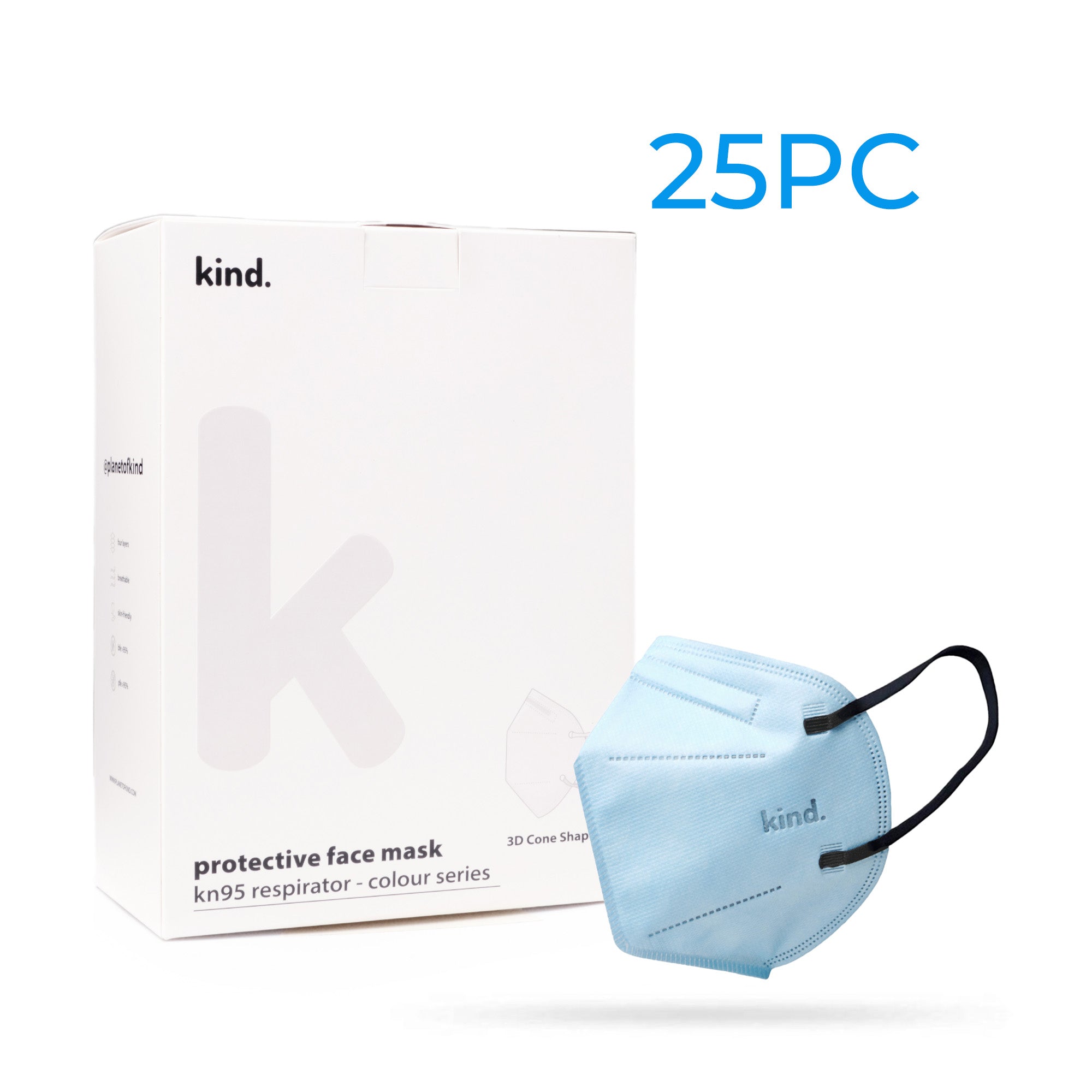 Cone Kind KN95 Respirator Mask - Monochrome Collections