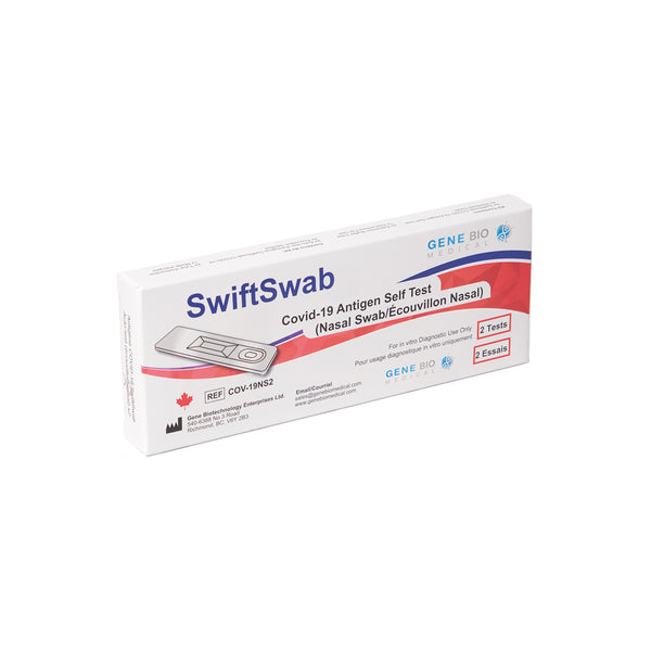 SwiftSwab Rapid COVID-19 Antigen Test - 2 Pack (Expiry: APRIL 2026)