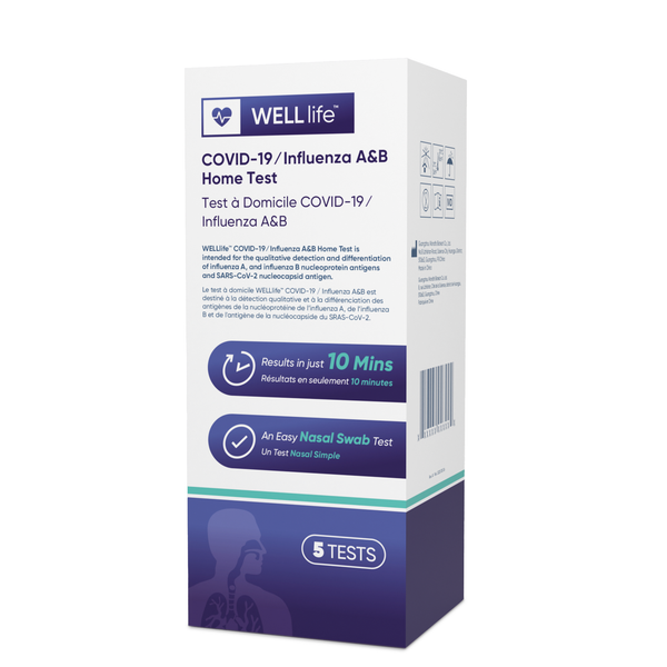 WELLlife™ COVID-19 ⁄ Flu A&B Test Kit