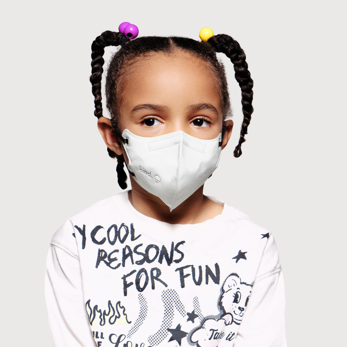 Masque respiratoire KN95 pour enfants - Série Couleur