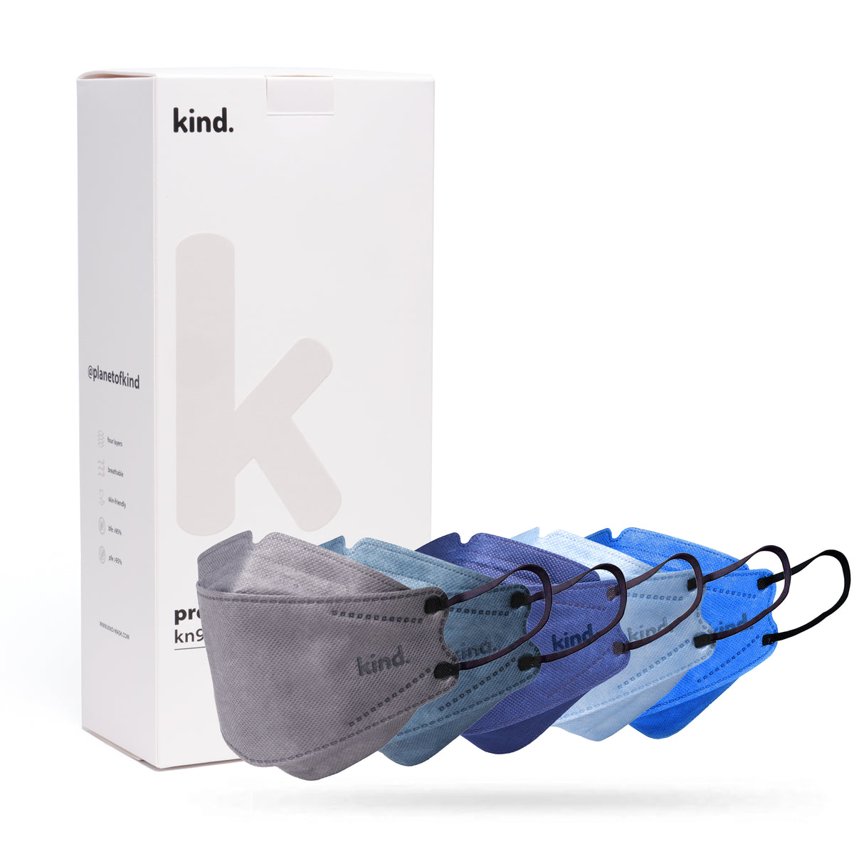 Kind KN95 Respirator Face Mask: The Glacier Collection