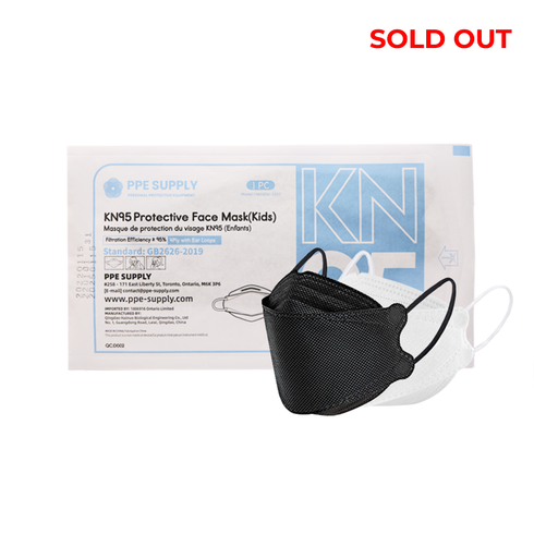 Kids/Teen KN95 Respirator Face Mask Individually Sealed