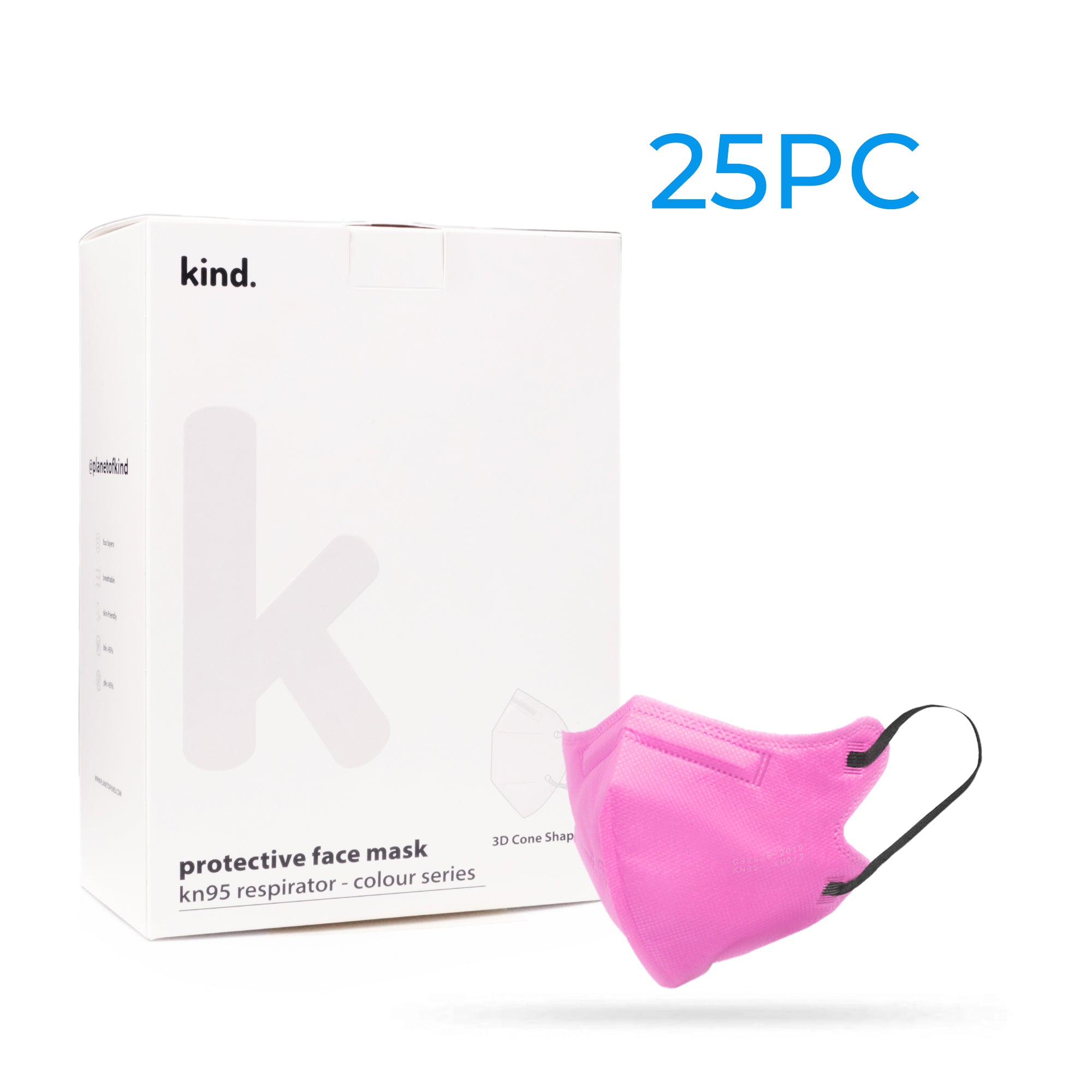 Kids Kind KN95 Respirator Face Mask: Monochrome Collections