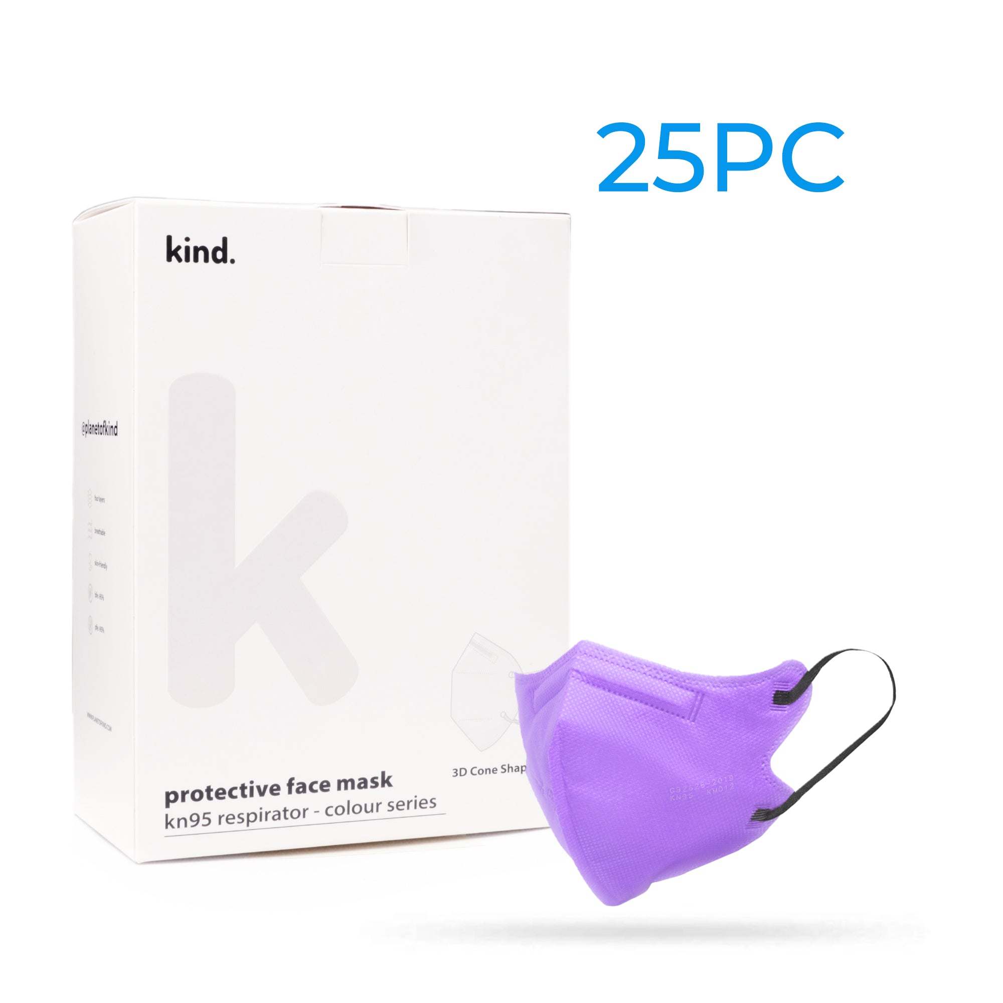 Kids Kind KN95 Respirator Face Mask: Monochrome Collections