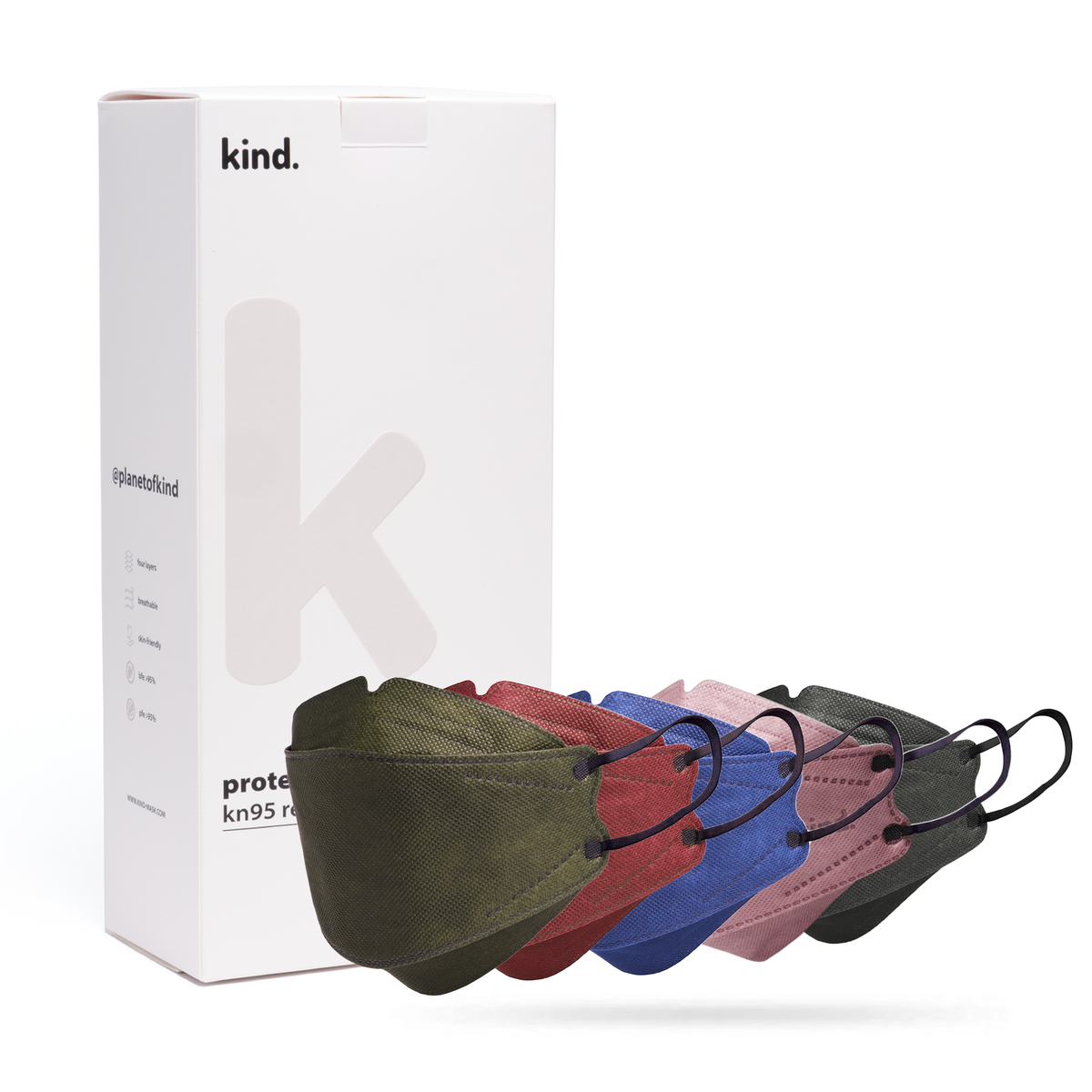 Kind KN95 Respirator Face Mask: The Rich Collection