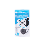 Masque facial jetable noir scellé individuellement pour enfants