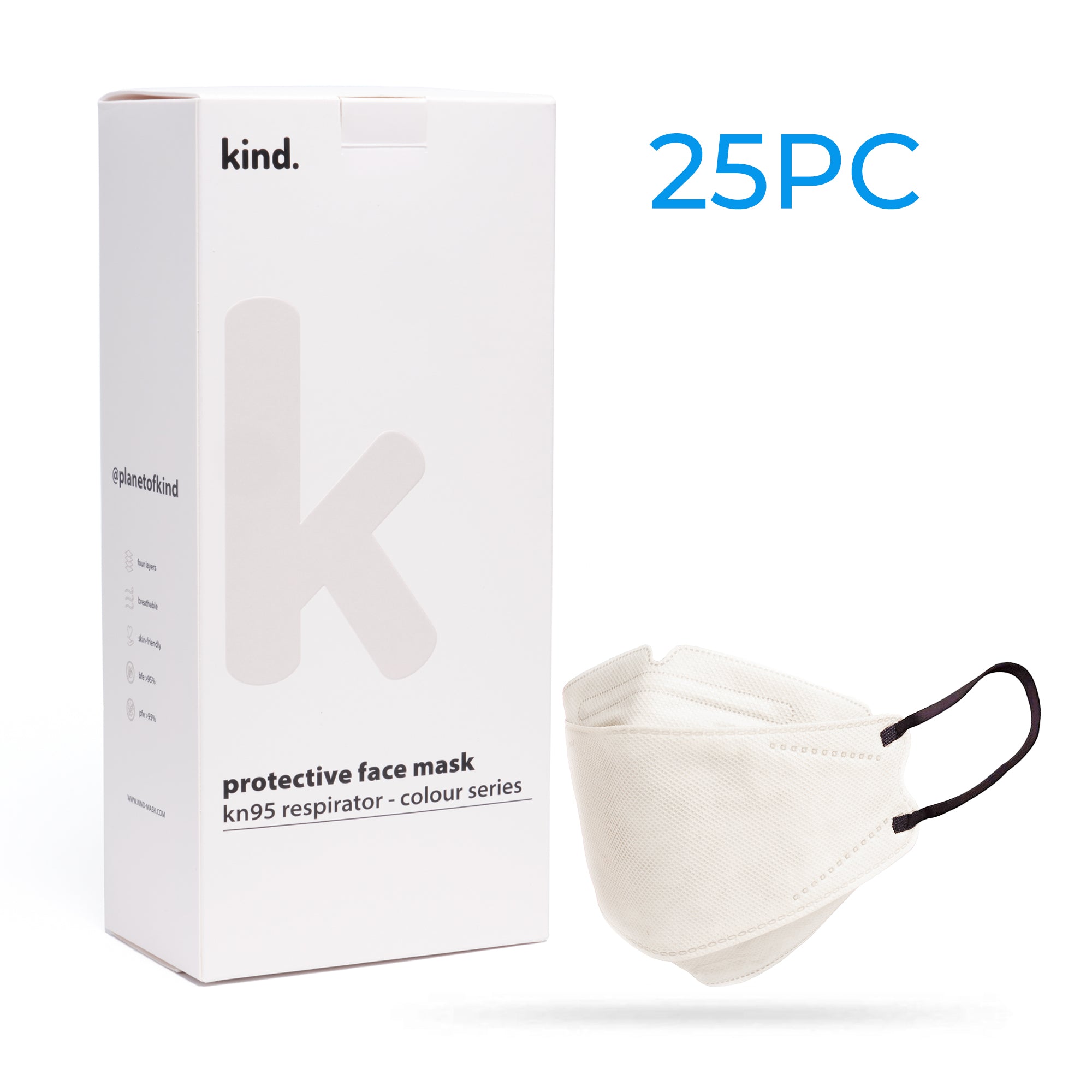 Kind KN95 Respirator Mask - Monochrome Collections