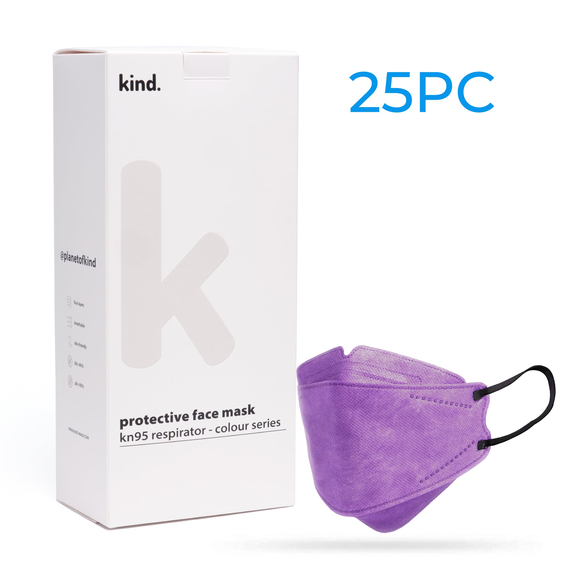 Kind KN95 Respirator Mask - Monochrome Collections