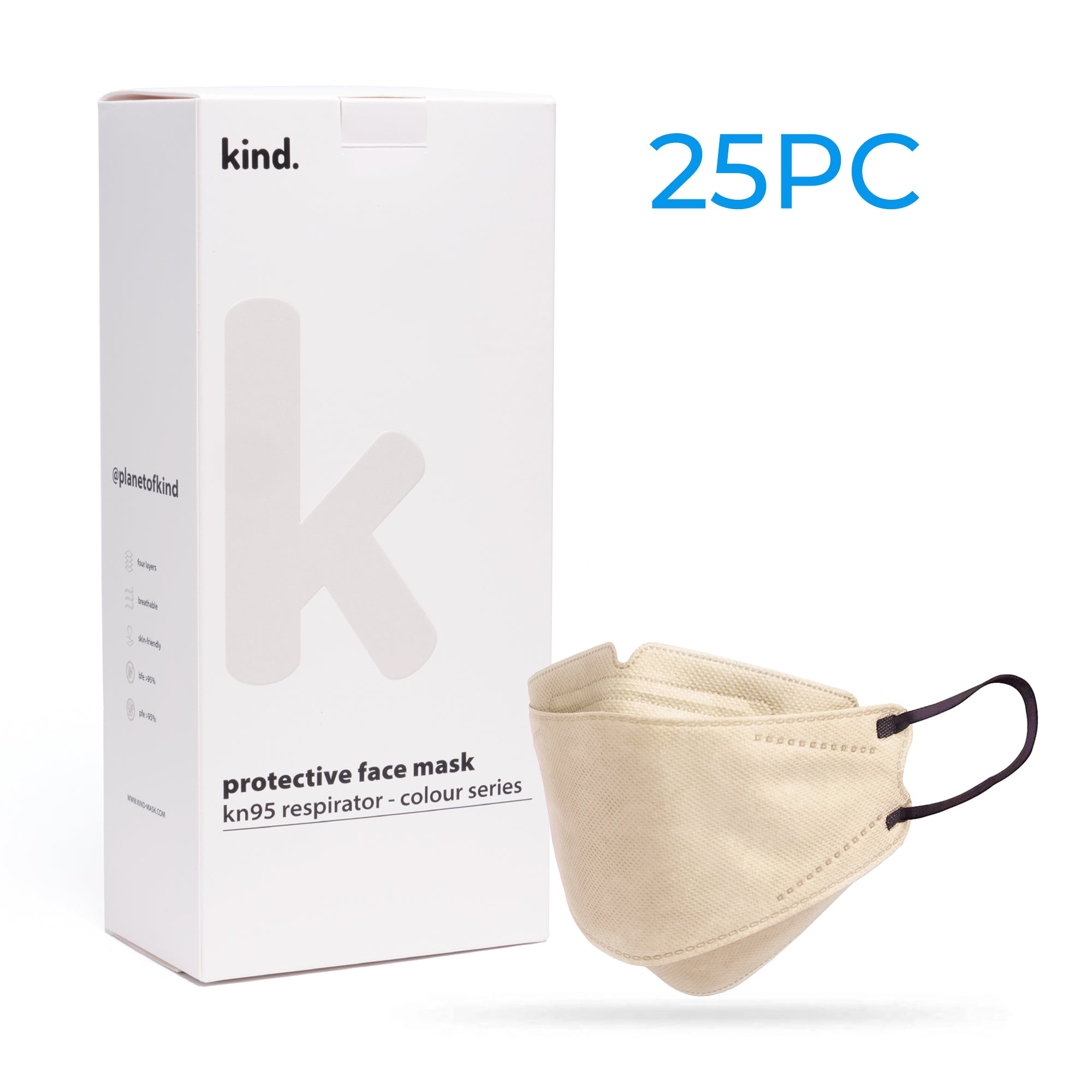 Kind KN95 Respirator Mask - Monochrome Collections