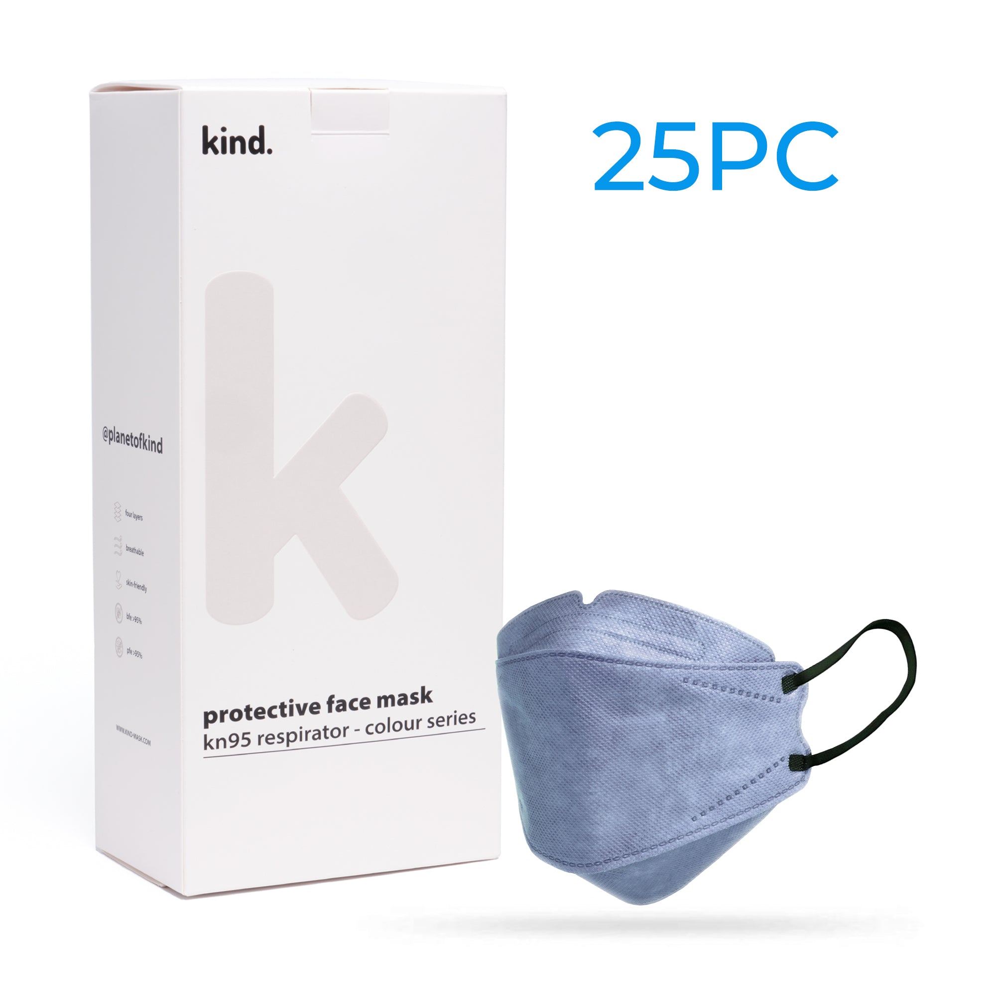 Kind KN95 Respirator Mask - Monochrome Collections