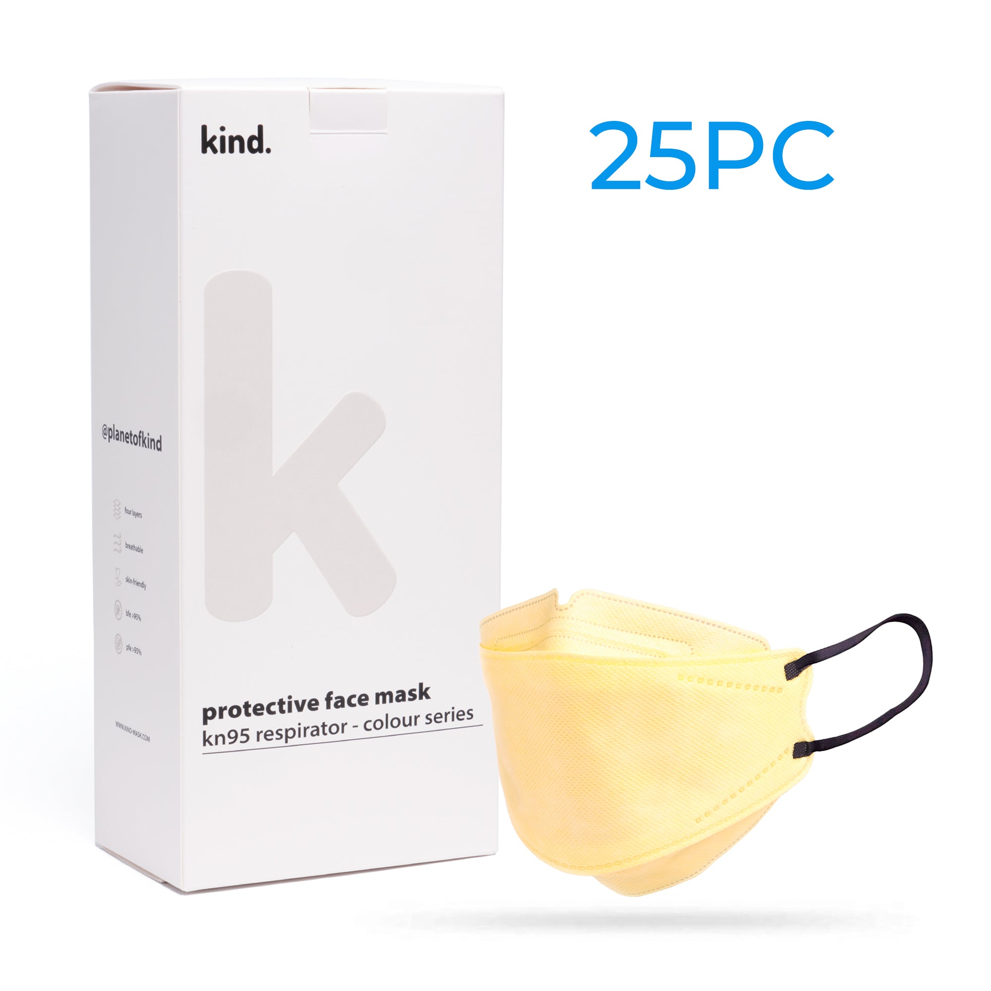 Kind KN95 Respirator Mask - Monochrome Collections