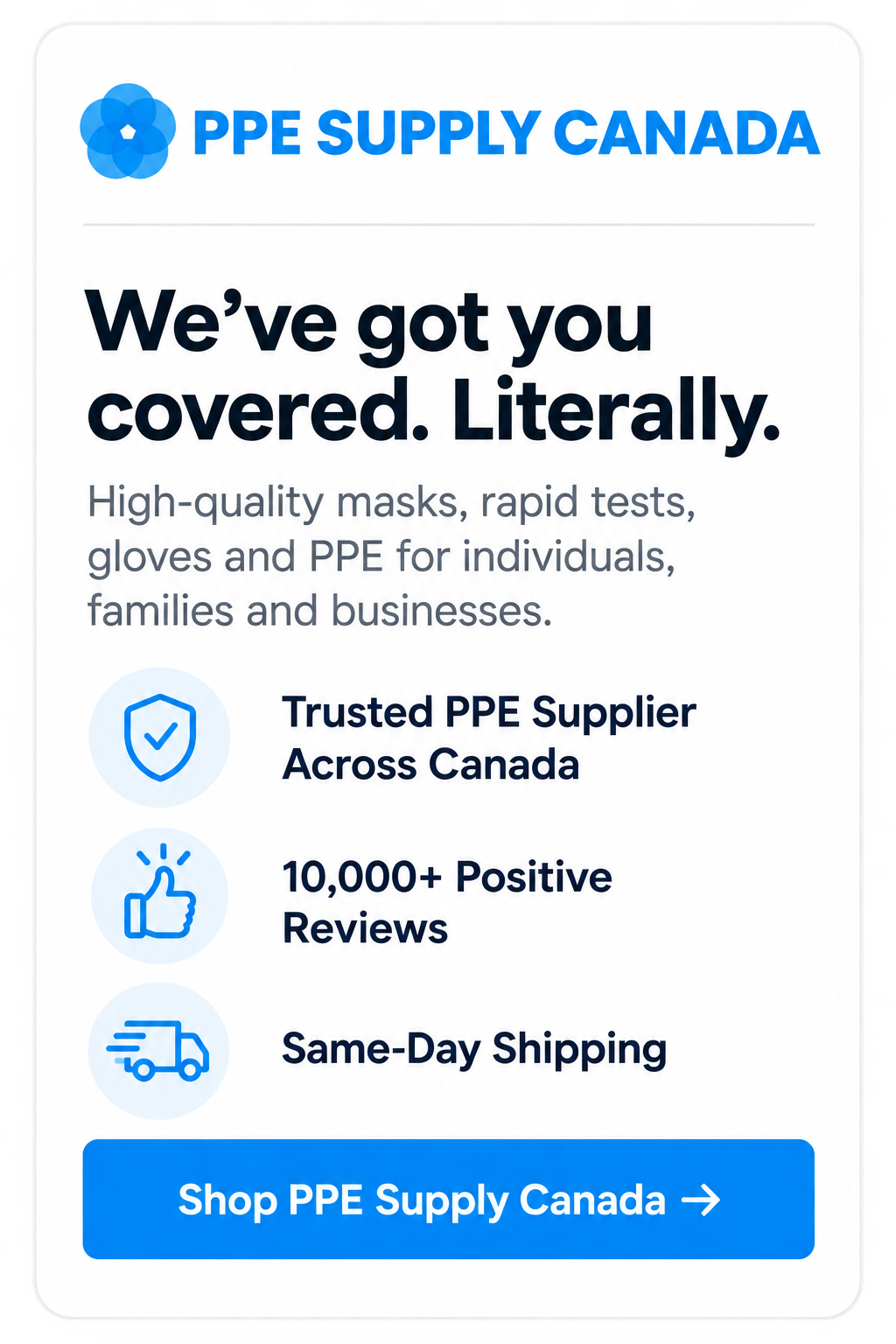 PPE Supply Canada — Protection you can count on